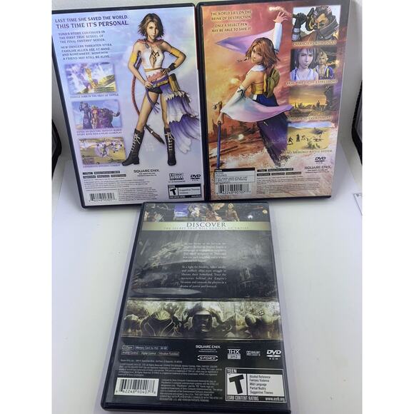 Sony PlayStation 2 PS2 CIB COMPLETE Final Fantasy X X-2 XII 10 12 BUNDLE LOT - Picture 4 of 5